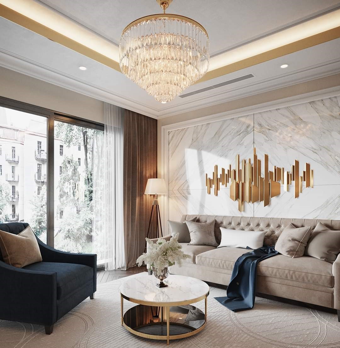 thiết kế nội thất chung cư phong cách tân cổ điển