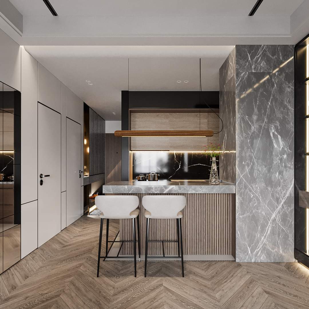 thiết kế nội thất chung cư hiện đại quận 7 luxcity