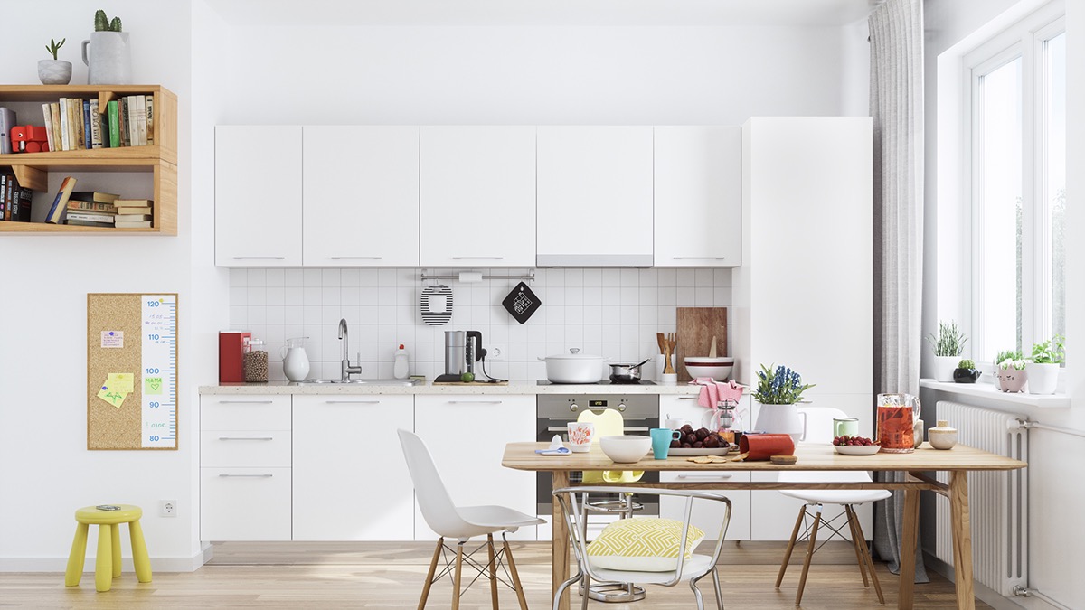 báo giá tủ bếp tối giản