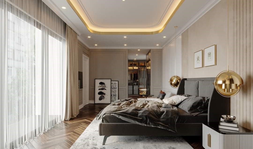 thiết kế nội thất chung cư phong cách tân cổ điển