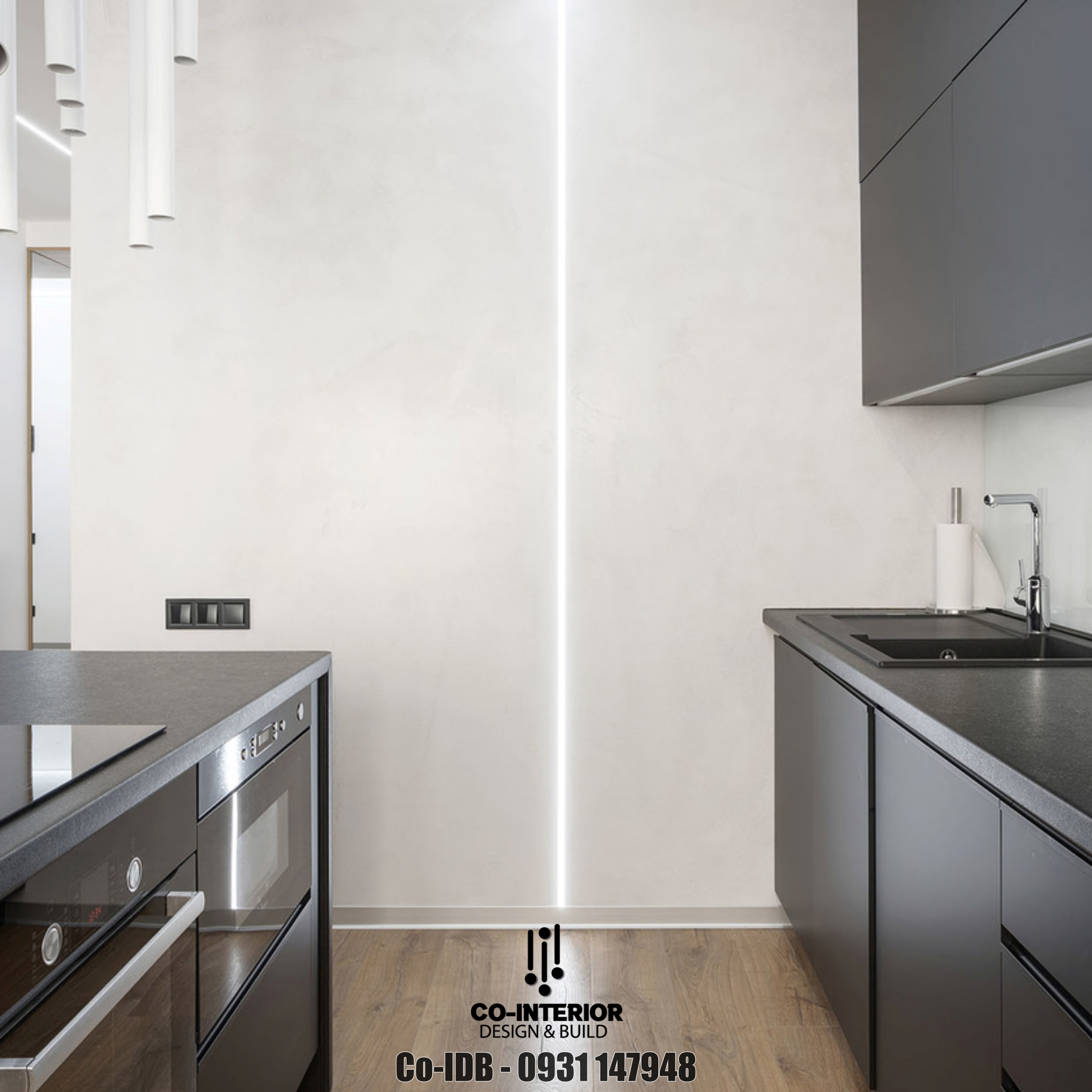 Thiết kế bếp tối giản vinhome