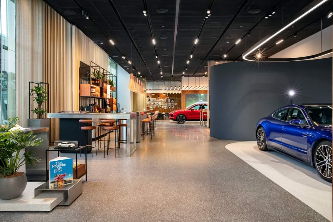 Thiết kế thi công showroom xe Porcher