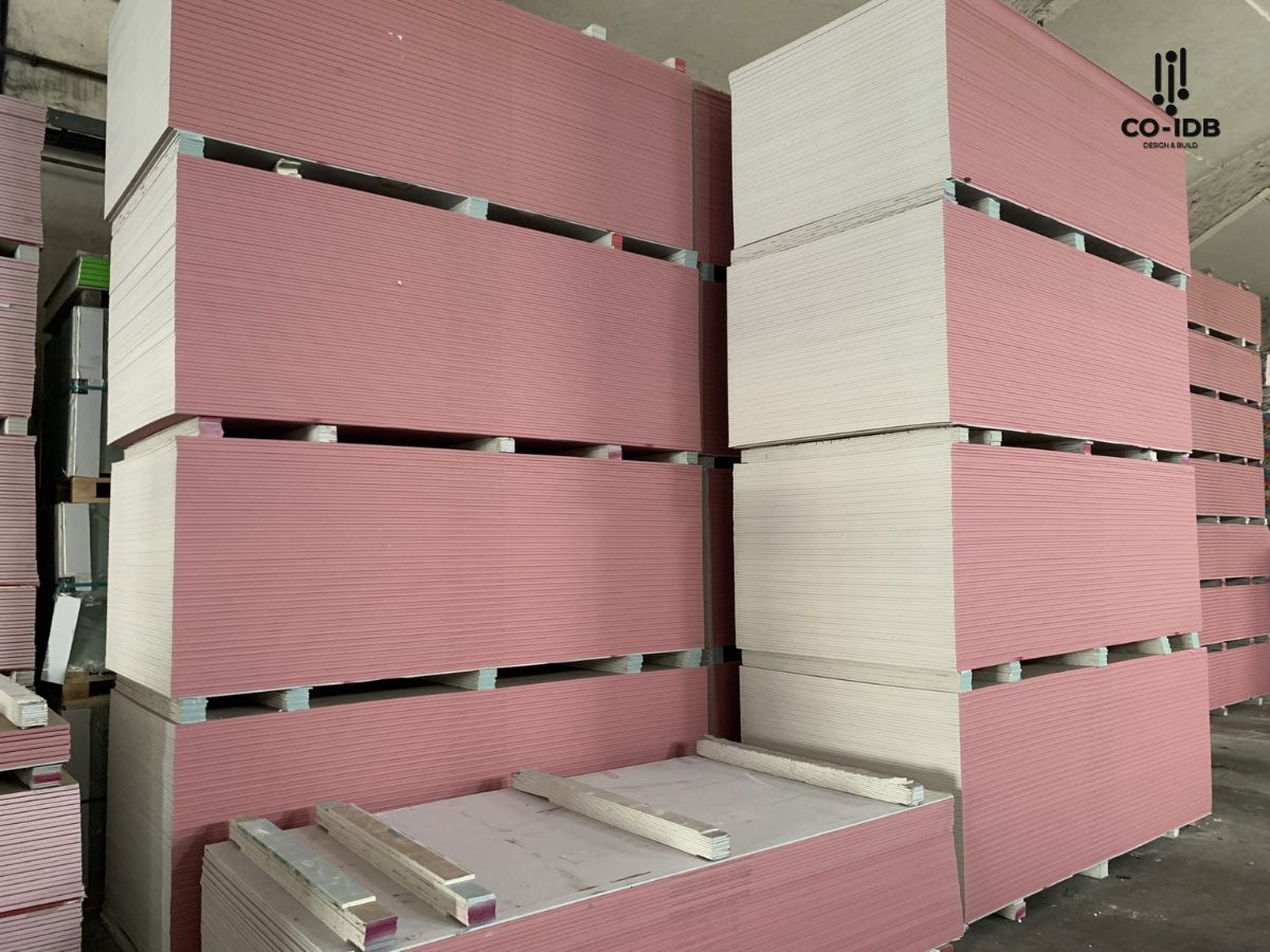 Vật liệu thạch cao được sử dụng rộng rãi trong các công trình văn phòng