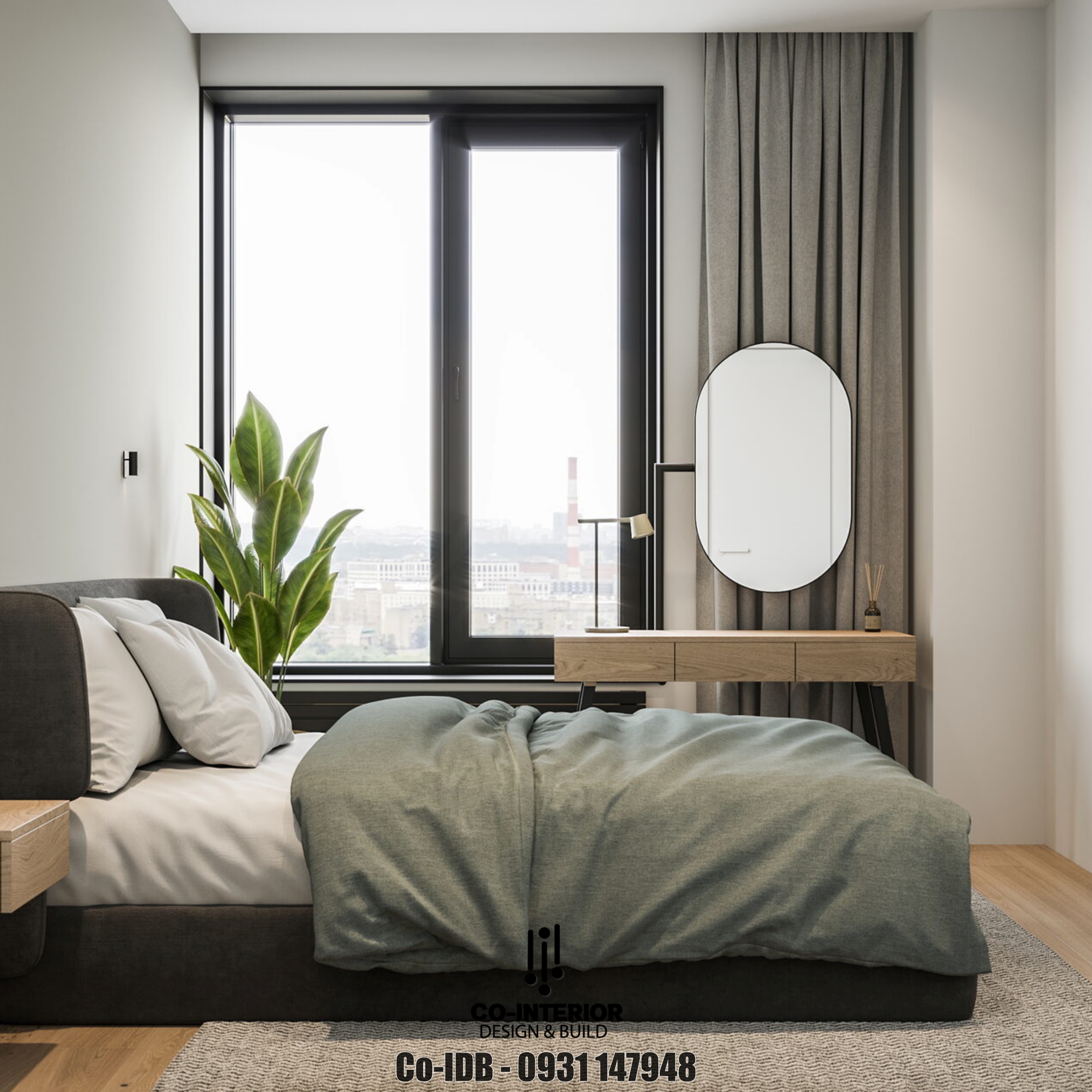 Bàn làm việc phòng ngủ nhỏ gọn