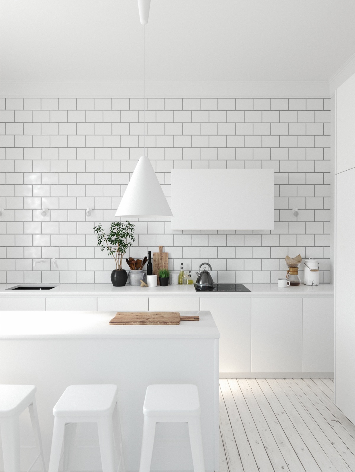 thiết kế bếp đơn giản