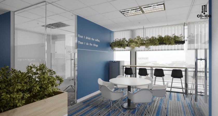 Sử dụng nhựa PVC trong thiết ốp tường văn phòng
