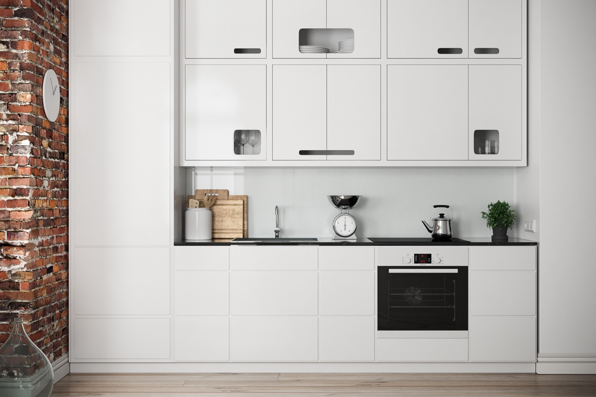 kitchen area design idea minimalist