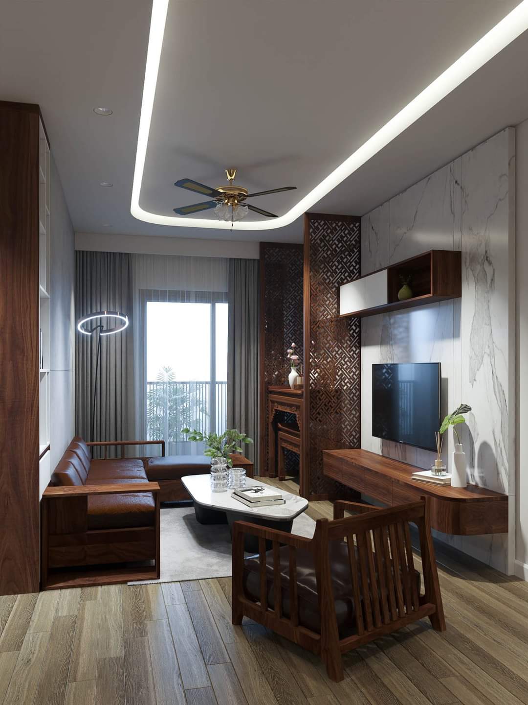 thiết kế thi công chung cư quận 7 midtown