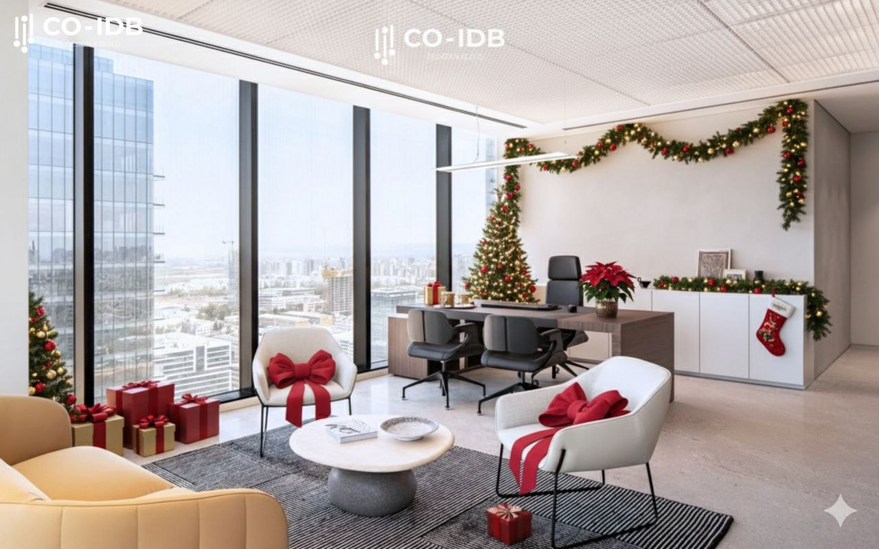 Mẫu tham khảo trang noel phòng họp