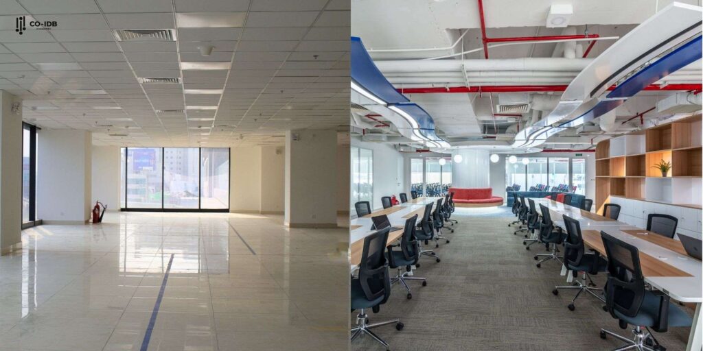 Cải tạo văn phòng từ các hạng mục thô đên hoàn thiện nội thất