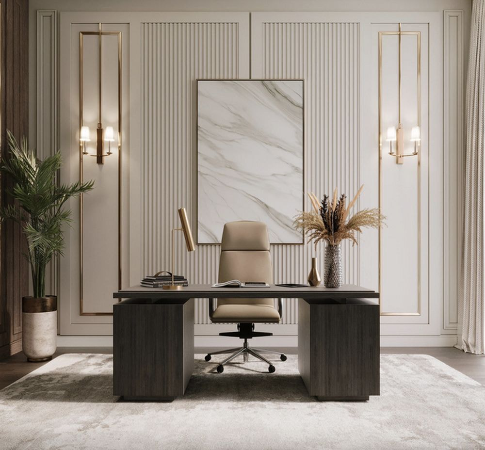 Thiết kế nên hướng bàn ra ngoài giúp thu hút năng lượng tích cực