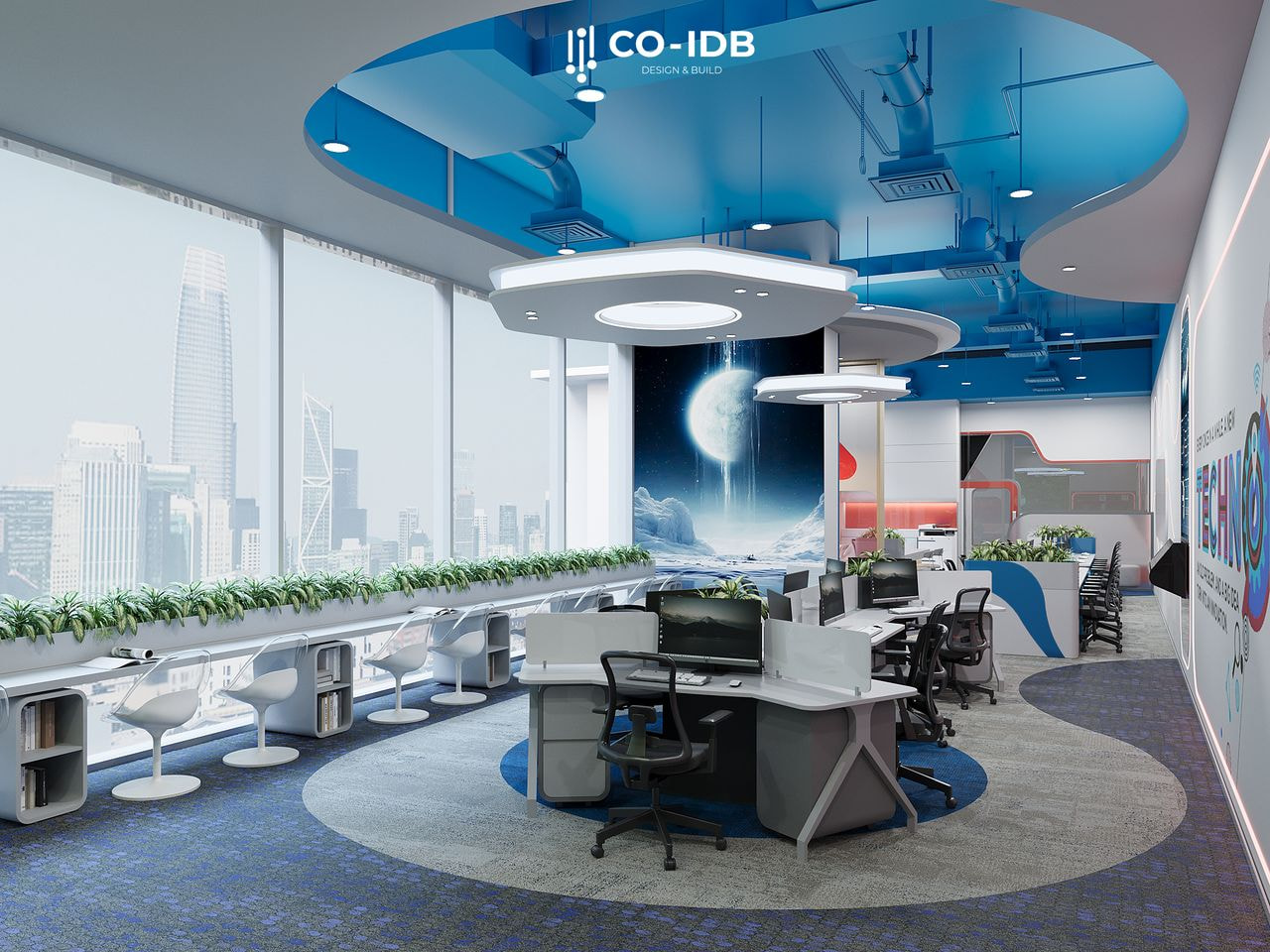 Cần xác định rõ mục tiêu khi thiết kế văn phòng 600m2
