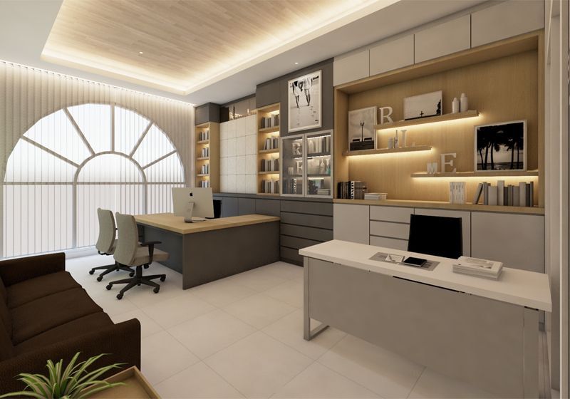 Không gian tiếp nhận thông tin vô cùng đẹp mắt được thiết kế theo phong cách hiện đại