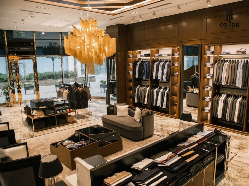 Không gian trưng bày sản phẩm mang hơi hướng Luxury đầy vẻ sang trọng