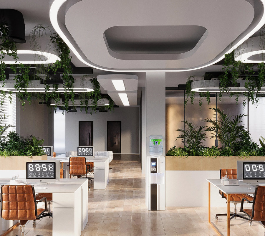 Các điểm đặc trưng khi thiết kế văn phòng ưa sinh học