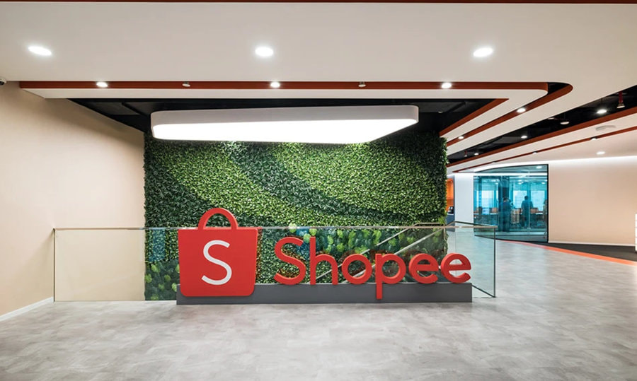 Thiết kế văn phòng làm việc Shopee hiện đại cực ấn tượng
