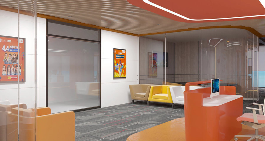 Các box thảo luận được thiết kế theo hơi hướng hiện đại