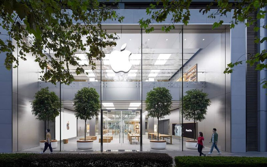 Không gian văn phòng Apple tại Trung Quốc mang vẻ đẹp hiện đại, sang trọng