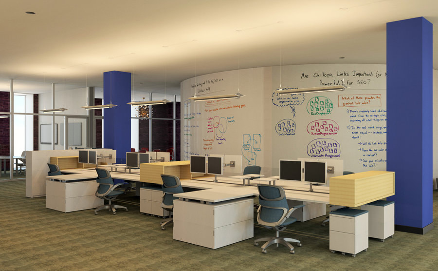 Bố trí góc sáng tạo giúp khuyến khích nhân viên phát triển nên những ý tưởng mới