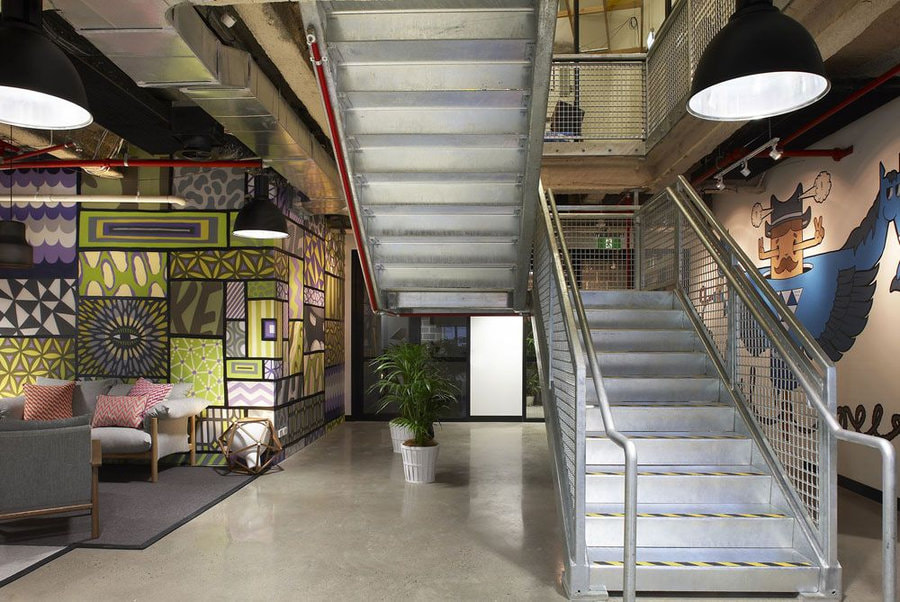 Văn phòng được thiết kế mang hơi hướng street style cực năng động