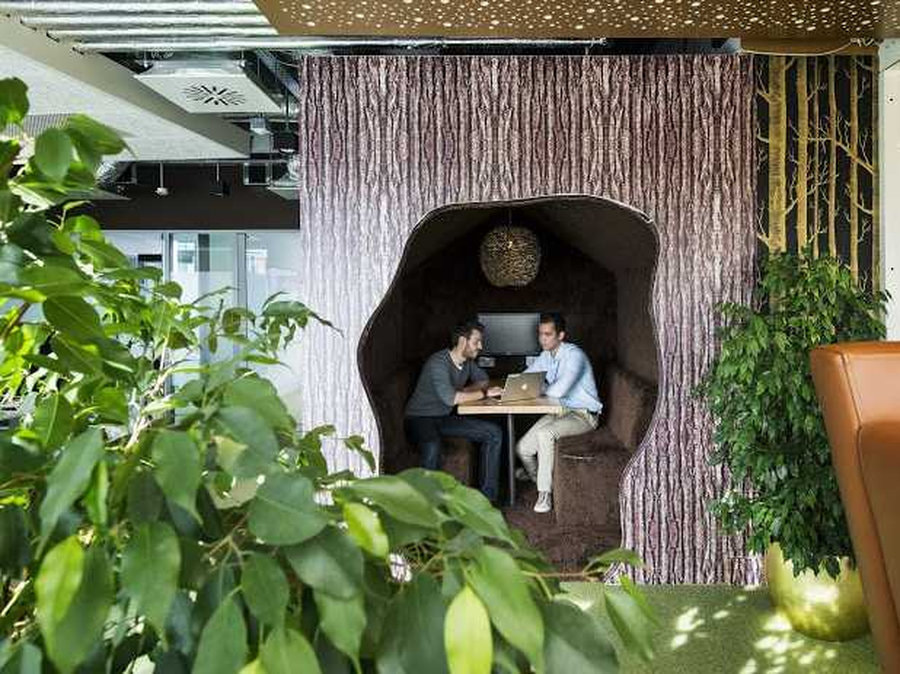 Khu vực thảo luận mang đậm hơi thơi Eco vô cùng sinh động