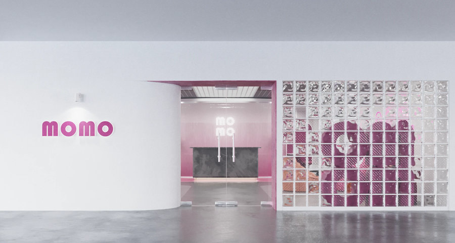 Văn phòng Momo được thiết kế lồng ghép các yếu tố thương hiệu vô cùng tinh tế