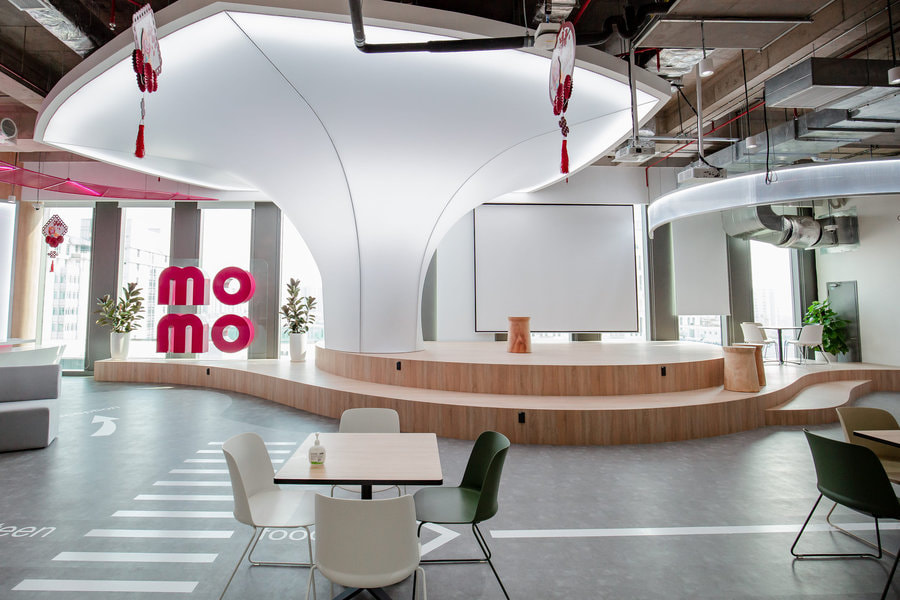 Thiết kế văn phòng Momo ưu tiên lối thiết kế đa chức năng vô cùng tiện nghi