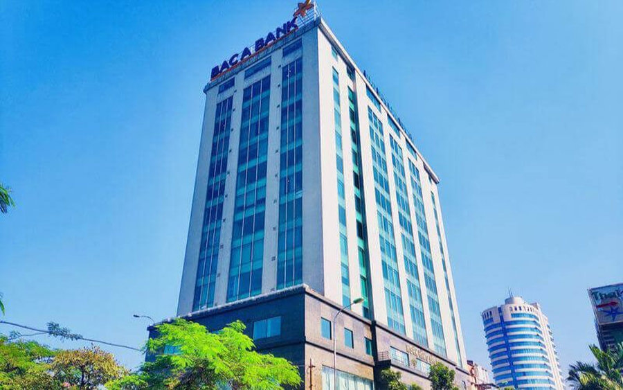 Văn phòng làm việc ở Hà Nội được đặt tại tòa nhà BAC A BANK