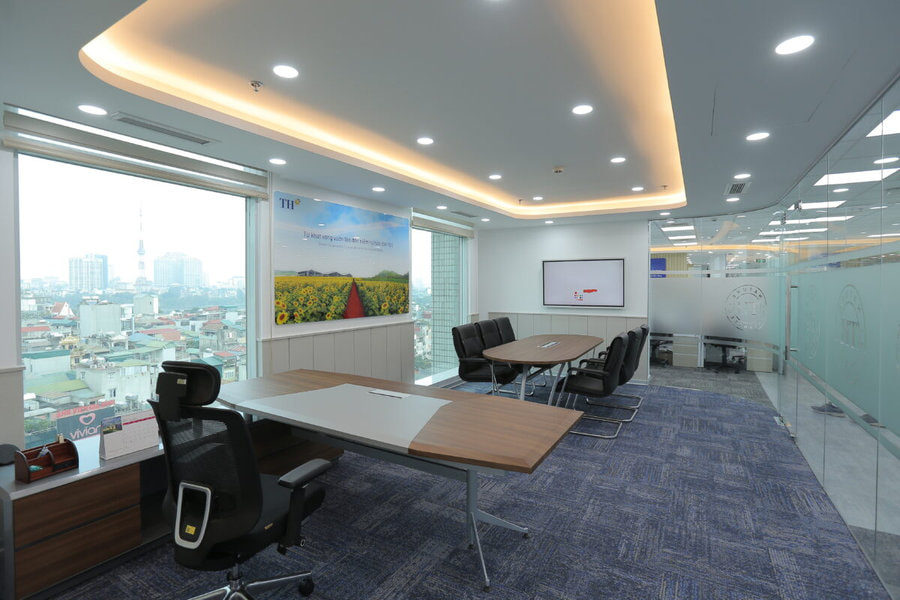 Trụ sở văn phòng làm việc TH True Milk ưu tiên tính linh hoạt trong thiết kế