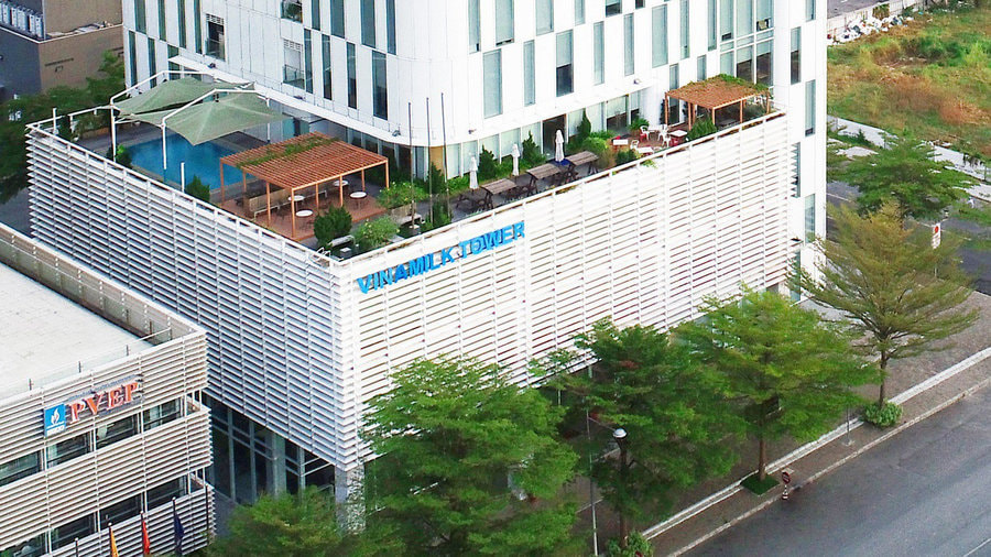 Trụ sở văn phòng làm việc Vinamilk đặt tại quận 7