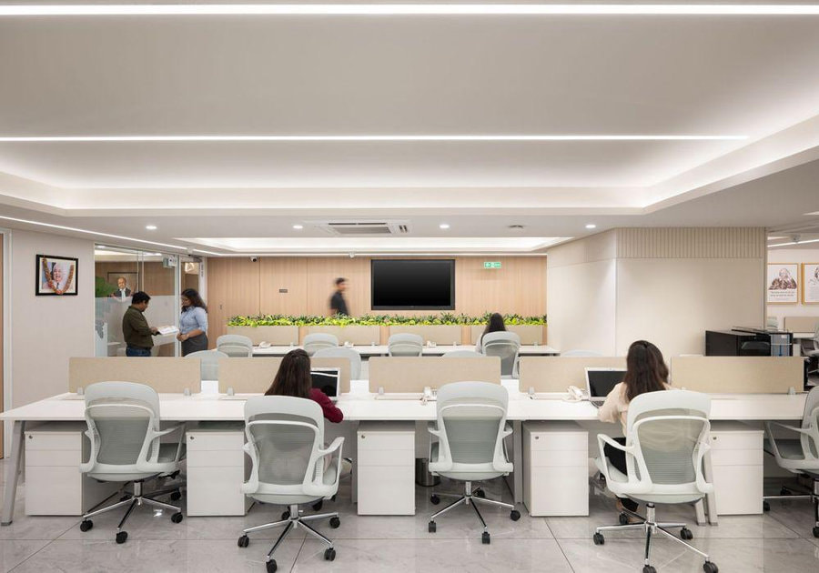 Khu dedicated desk phù hợp với nhóm nhỏ hoặc cá nhân làm việc lâu dài