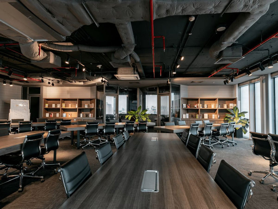 Khu hot desk hướng đến sự linh hoạt và mang tính kết nối