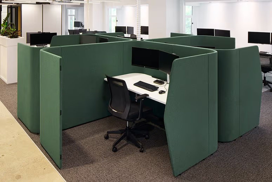Thiết kế các khu vực tập trung giúp nâng cao hiệu suất làm việc của nhân viên